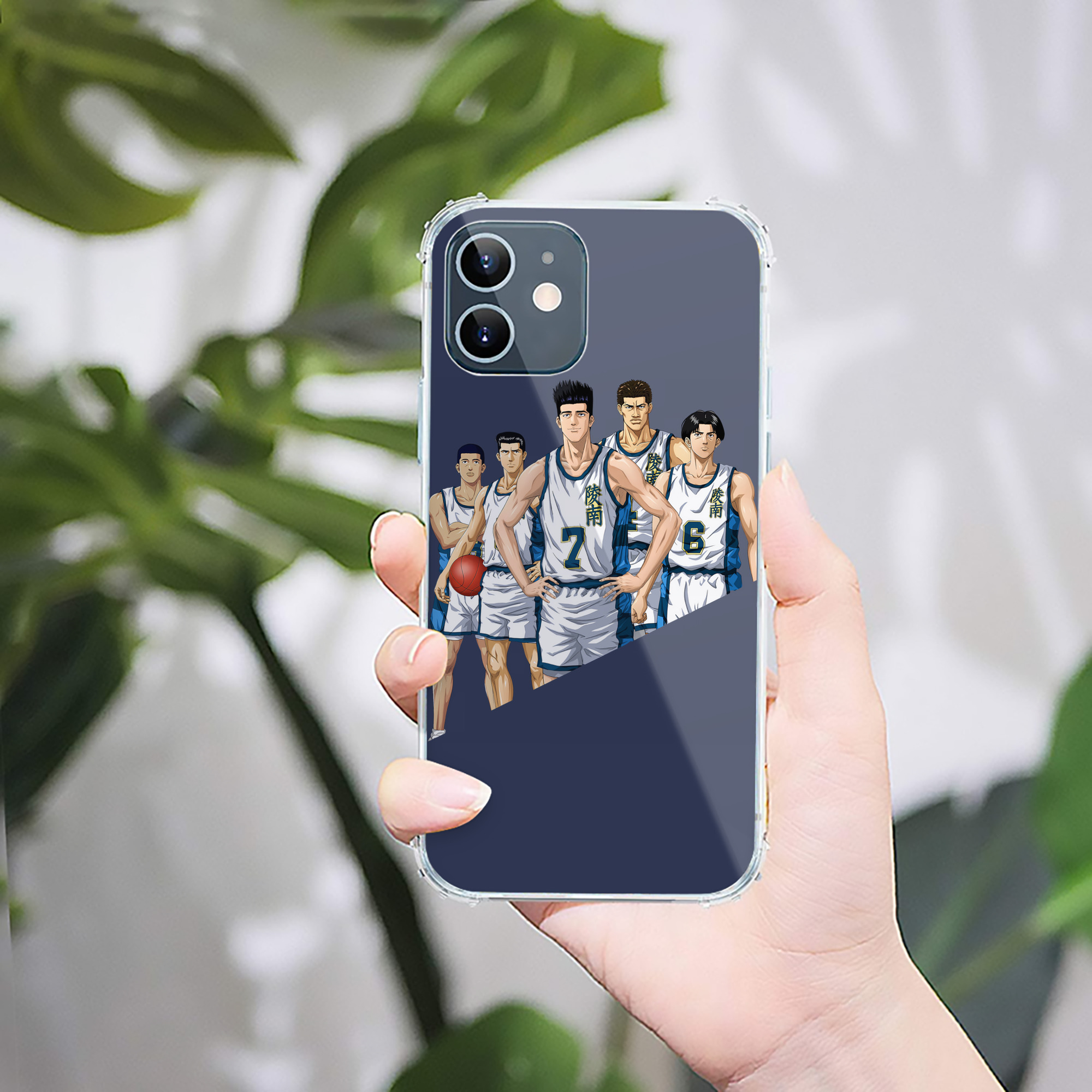 （画像用） SLAM DUNK／スラムダンク 【iPhone 12シリーズ対応】透明スマホケース（クリアソフトケース）